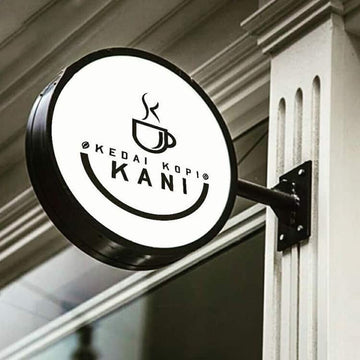 Non-illuminated Metal Box Sign